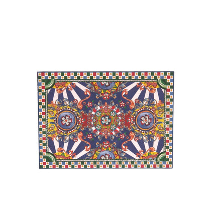 Dolce & Gabbana Multicolor Carretto Siciliano Envelope Post Card Holder