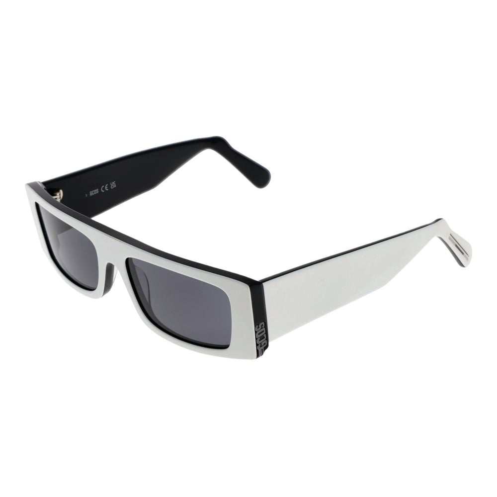 GCDS White Plastic Sunglasses
