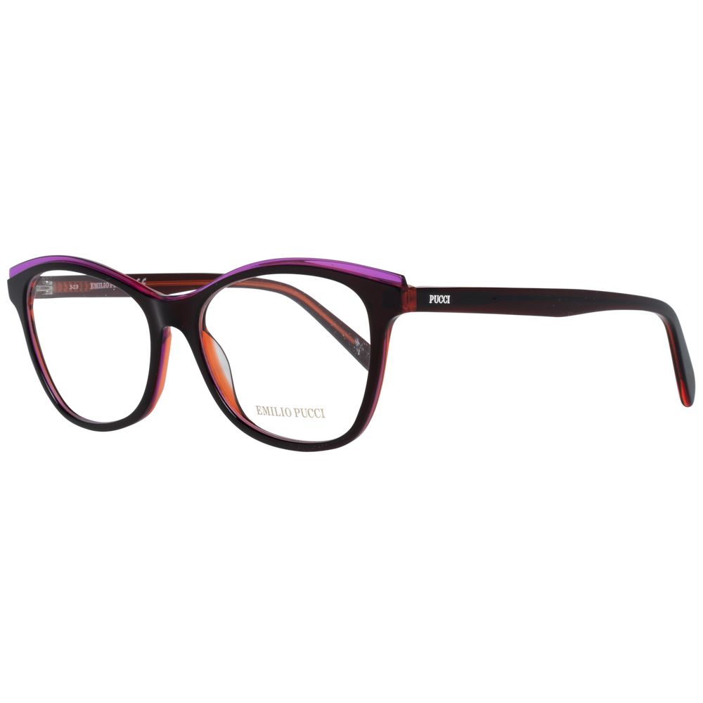 Emilio Pucci Burgundy Plastic Glasses (Frames)