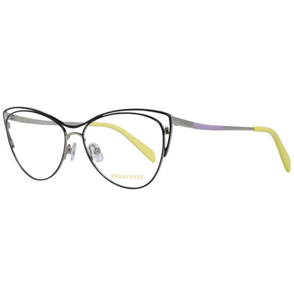 Emilio Pucci Black Metal Glasses (Frames) Emilio Pucci