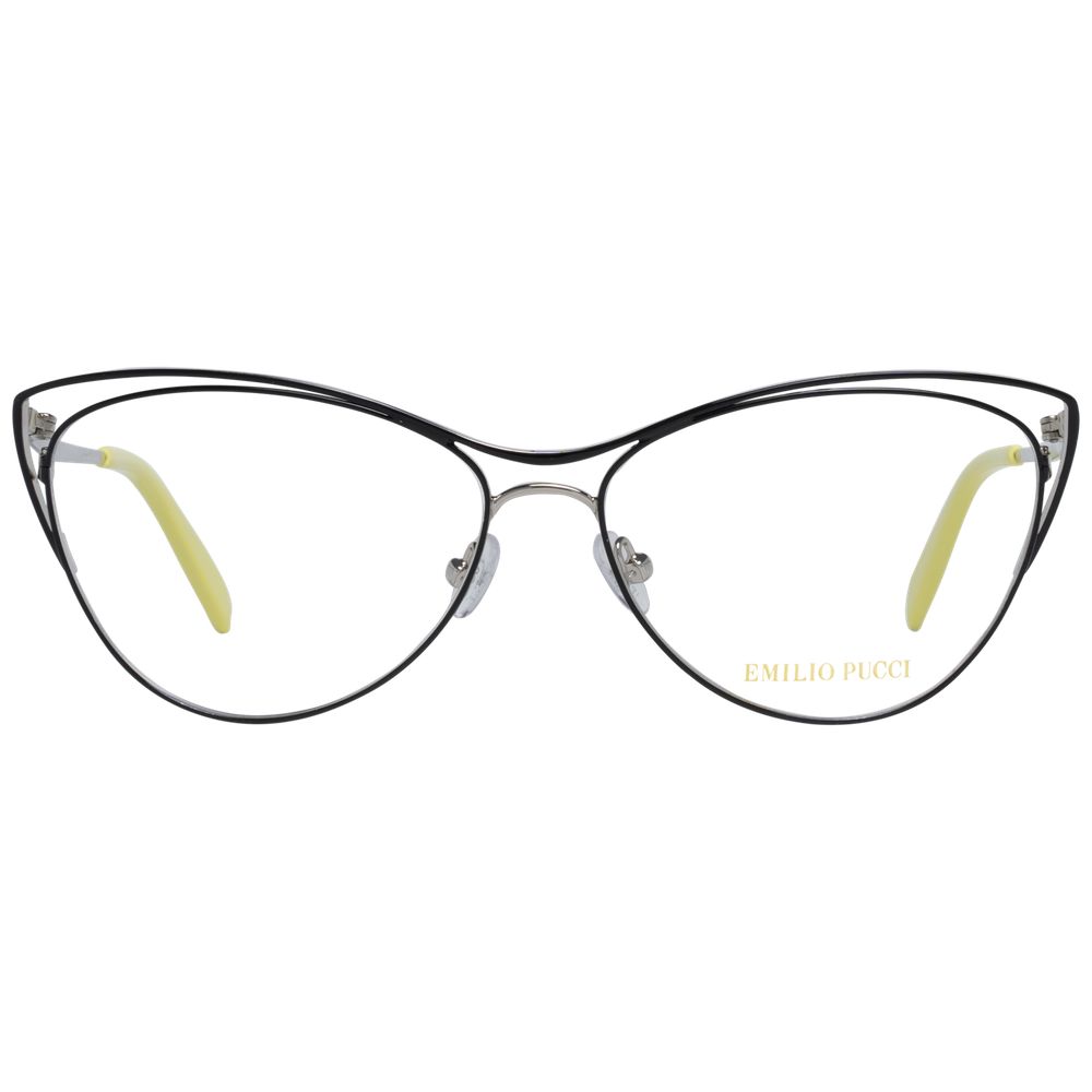 Emilio Pucci Black Metal Glasses (Frames) Emilio Pucci