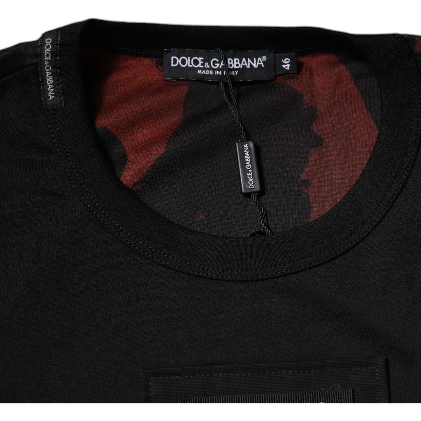 Dolce & Gabbana Multicolor Camouflage Crew Neck T-shirt