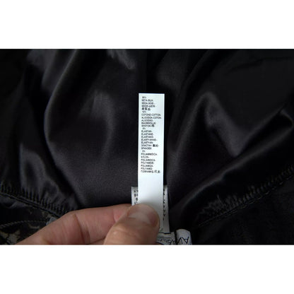 Dolce & Gabbana Black Lace Silk Sleepwear Camisole Top Underwear Dolce & Gabbana