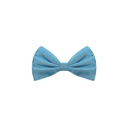 Dolce & Gabbana Blue Silk Bowtie