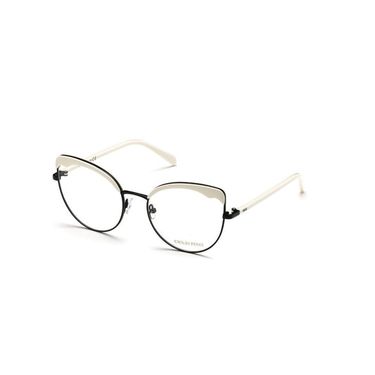 Emilio Pucci Black Metal Glasses (Frames) Emilio Pucci