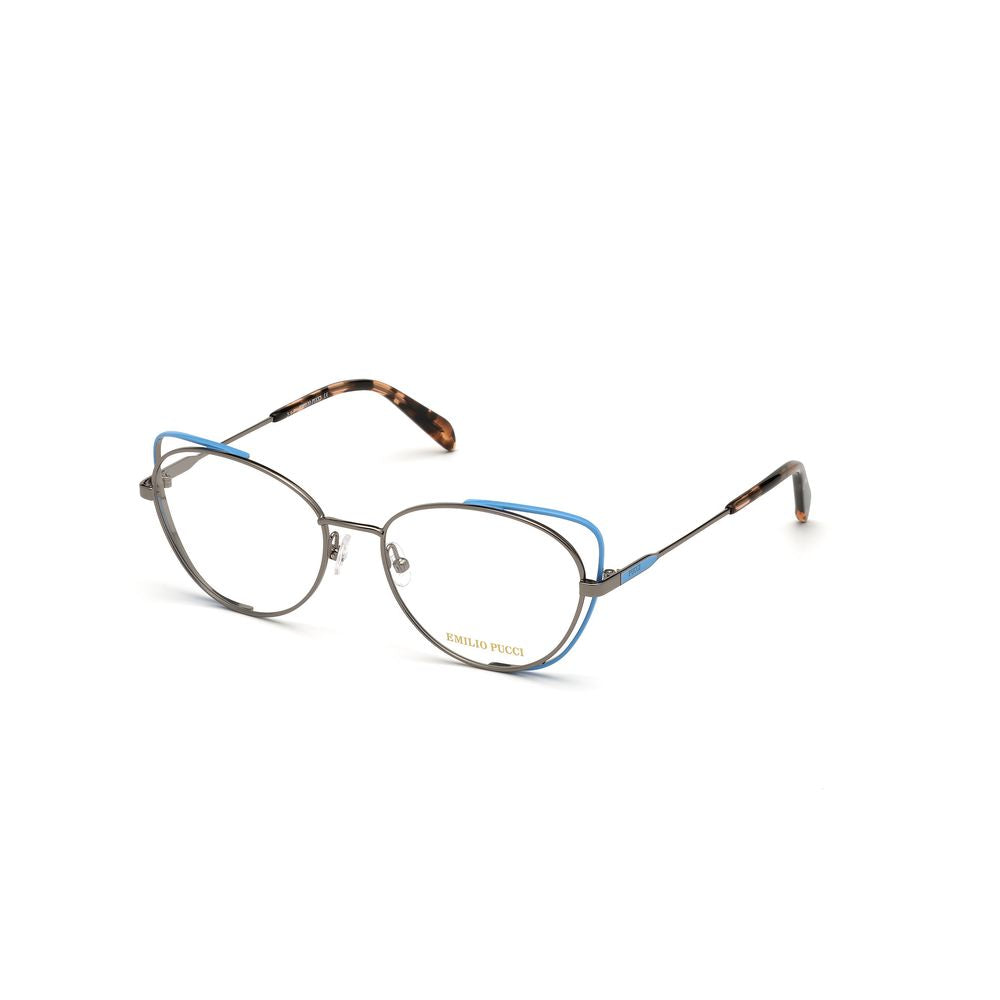 Emilio Pucci Gray Metal Glasses (Frames) Emilio Pucci