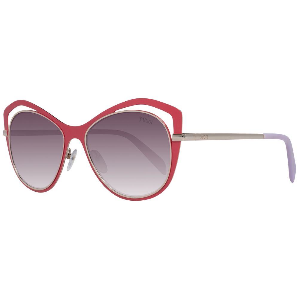Emilio Pucci Red Metal Sunglasses Emilio Pucci