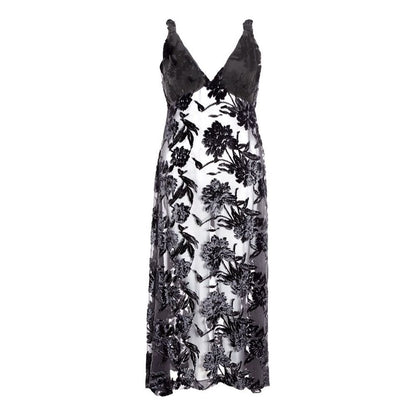 Lardini Black Viscose Cocktail Dress