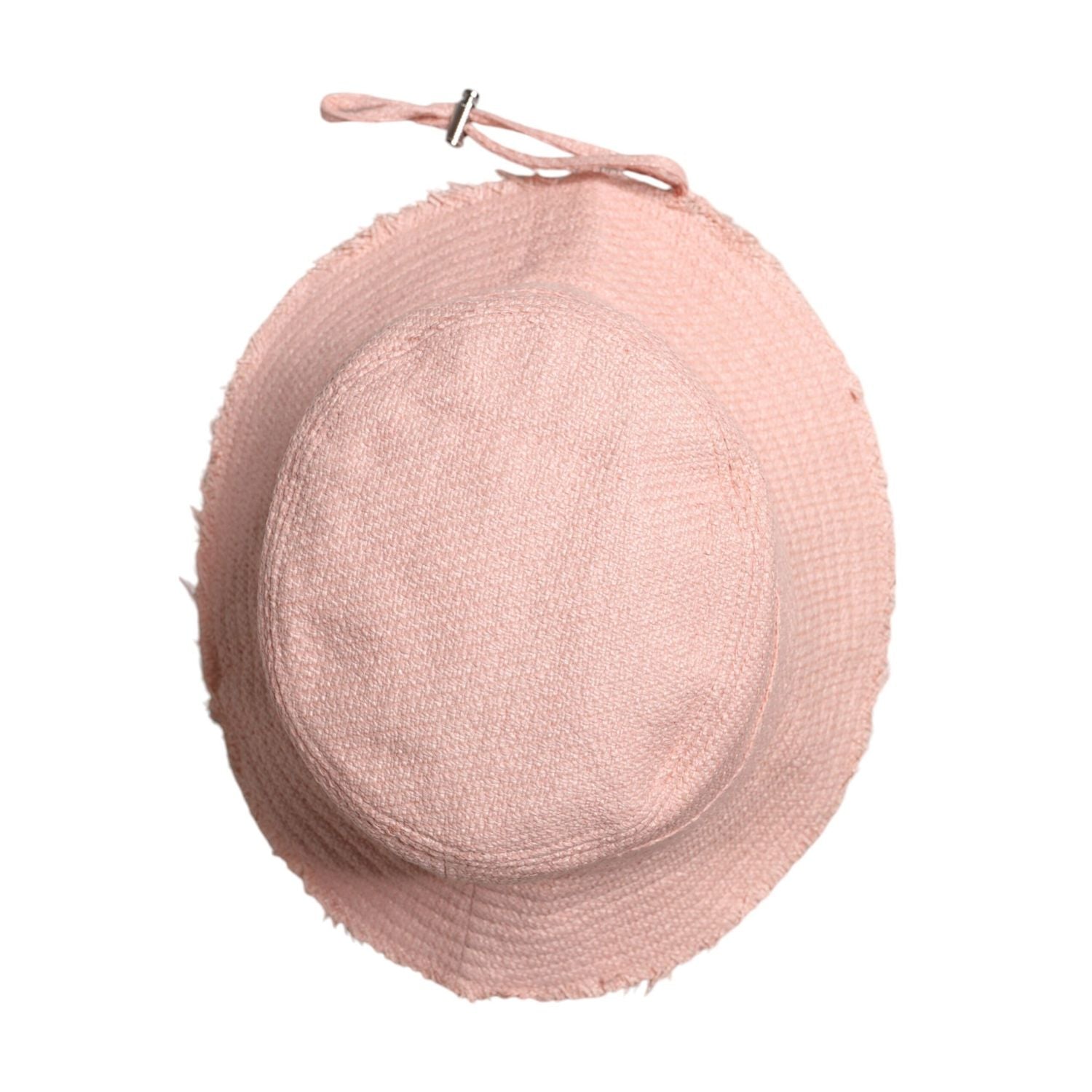Dolce & Gabbana Pink Cotton Wide Brim Bucket Hat