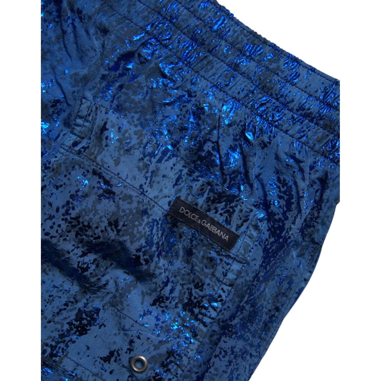 Dolce & Gabbana Blue Nylon Beachwear Swim Shorts 2Pc Swimwear