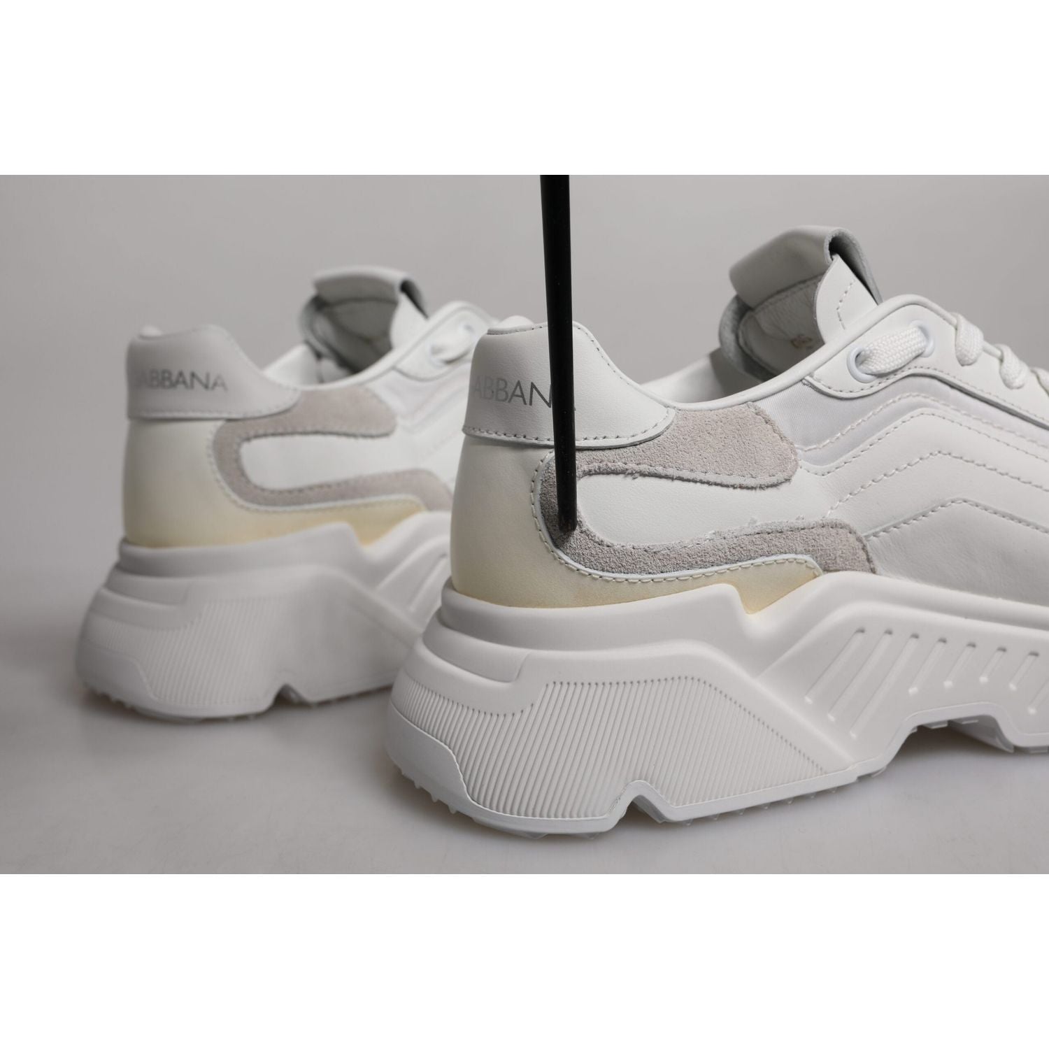 Dolce & Gabbana White Daymaster Low Top Sneakers Shoes