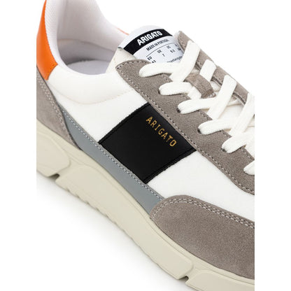 Axel Arigato Bicolor Fabric And Leather Athletic Sneakers Axel Arigato
