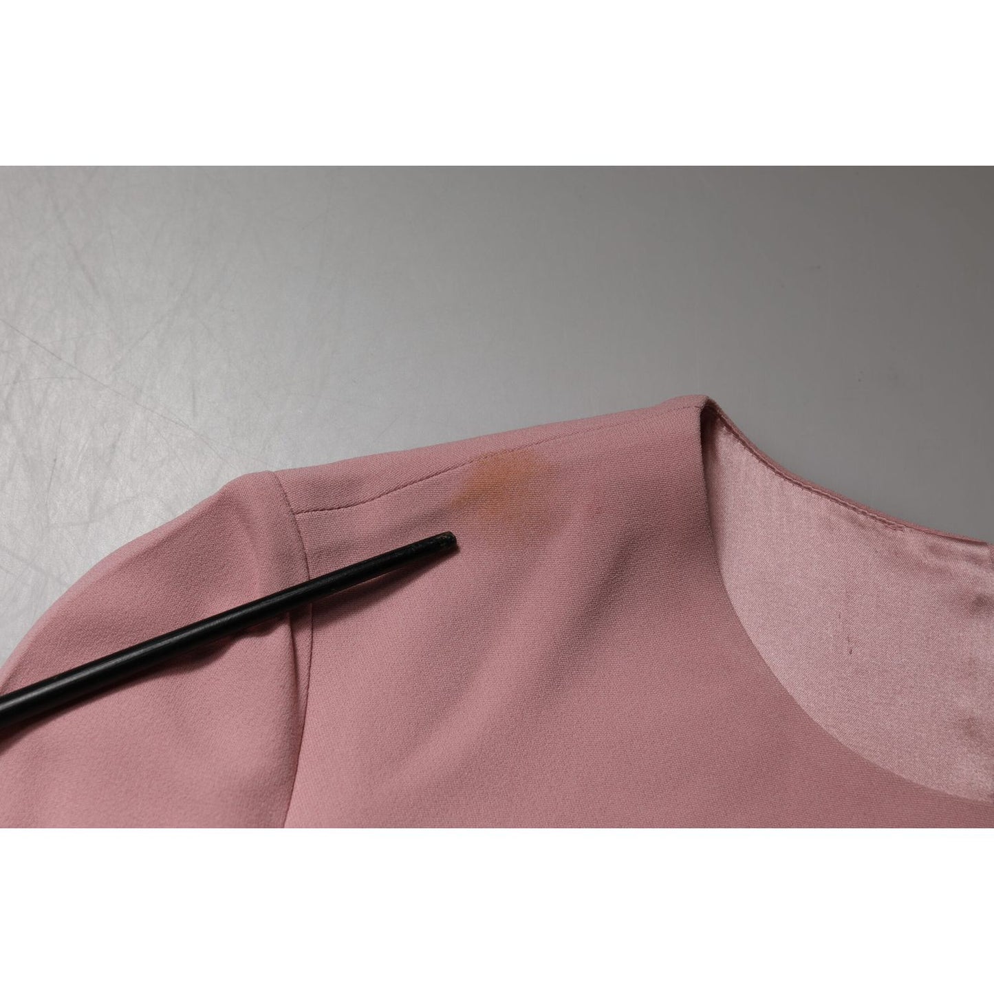 Dolce & Gabbana Pink A-line Flare Viscose 3/4 Sleeves Dress