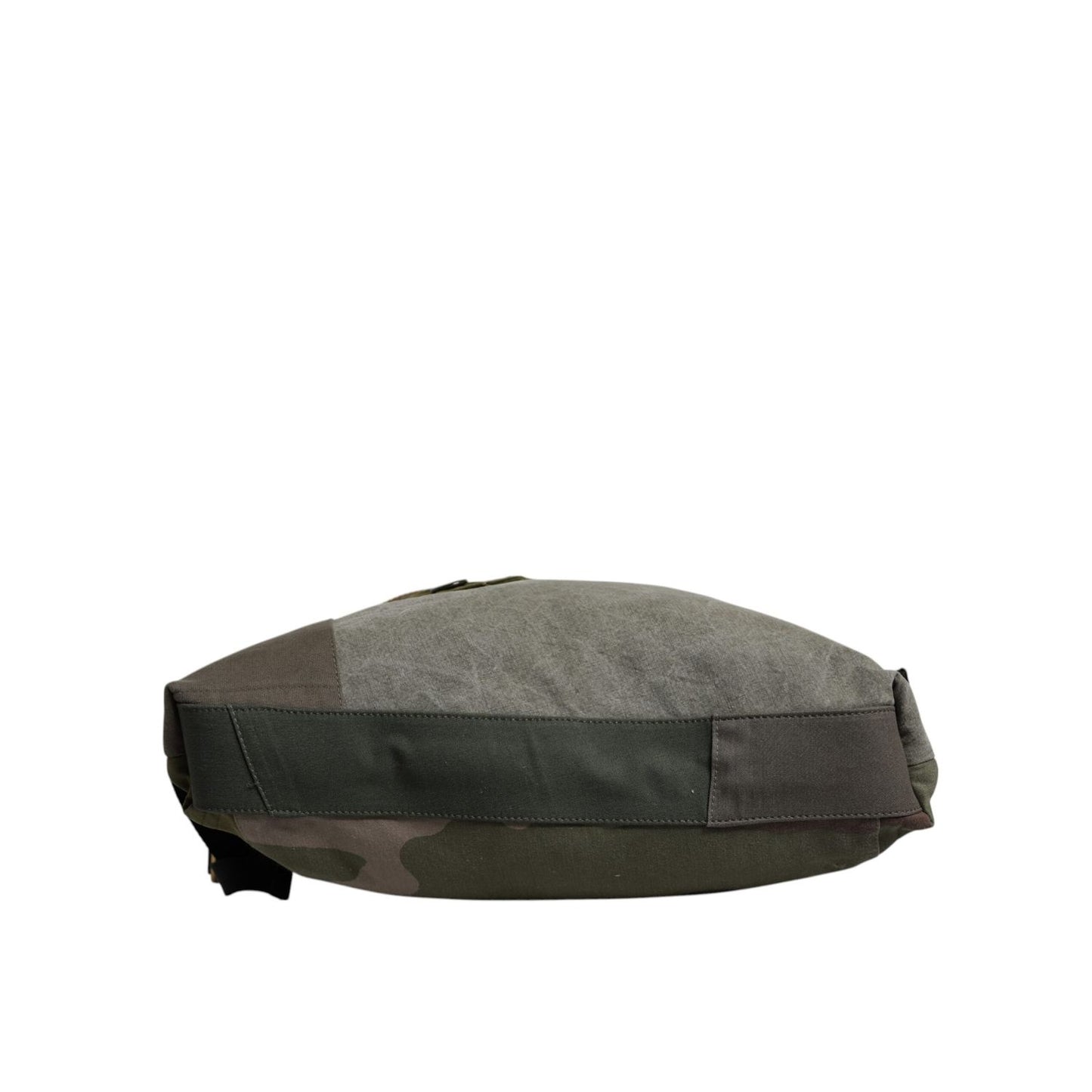 Dolce & Gabbana Military Green Patchwork Rucksack Backpack Bag