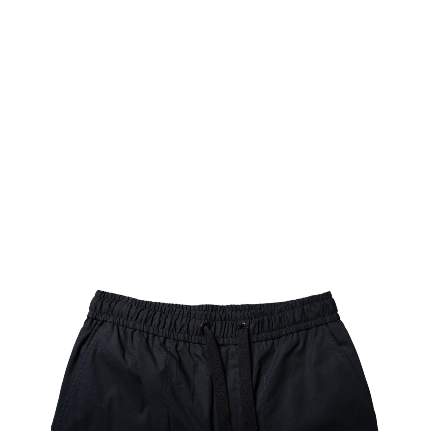 Dolce & Gabbana Black Cotton Sweatshorts Men Bermuda Shorts