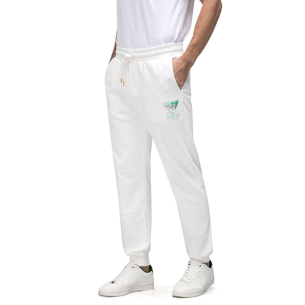Casablanca White Cotton Athletic Pants Casablanca