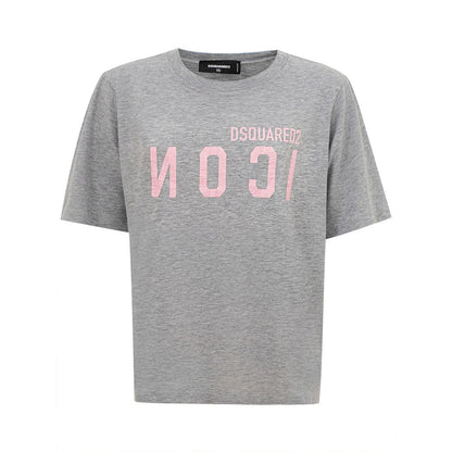 Dsquared² Gray Cotton T-Shirt