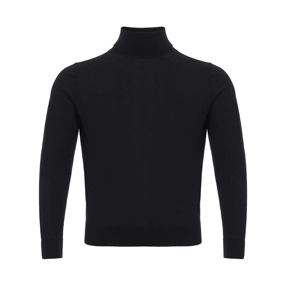 Colombo Black Cashmere Turtleneck Colombo