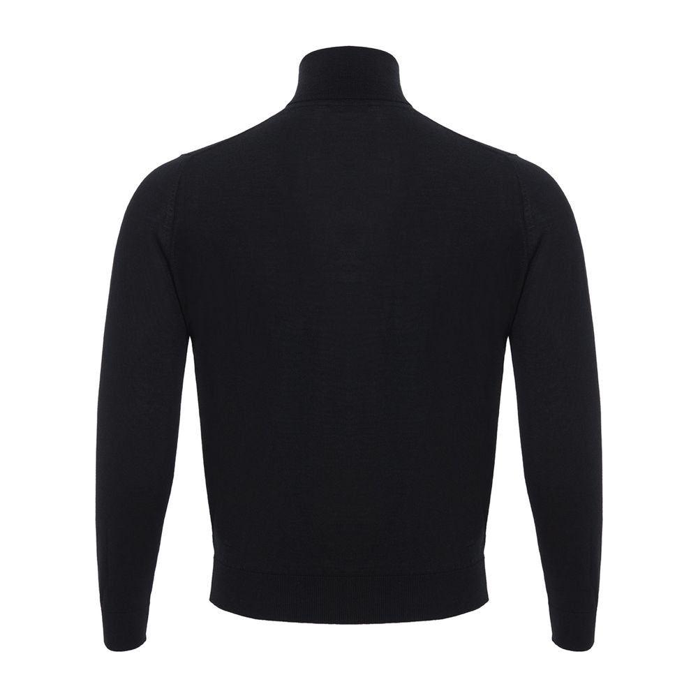 Colombo Black Cashmere Turtleneck Colombo