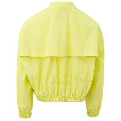 Armani Exchange Yellow Polyamide Bomber