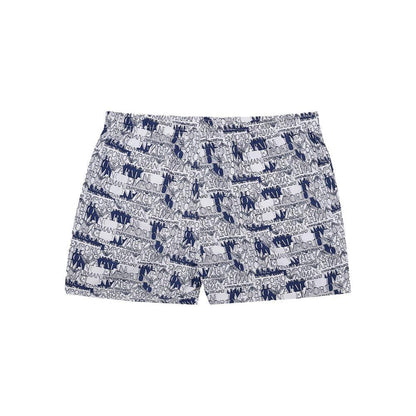Emporio Armani White Polyester Swim Shorts
