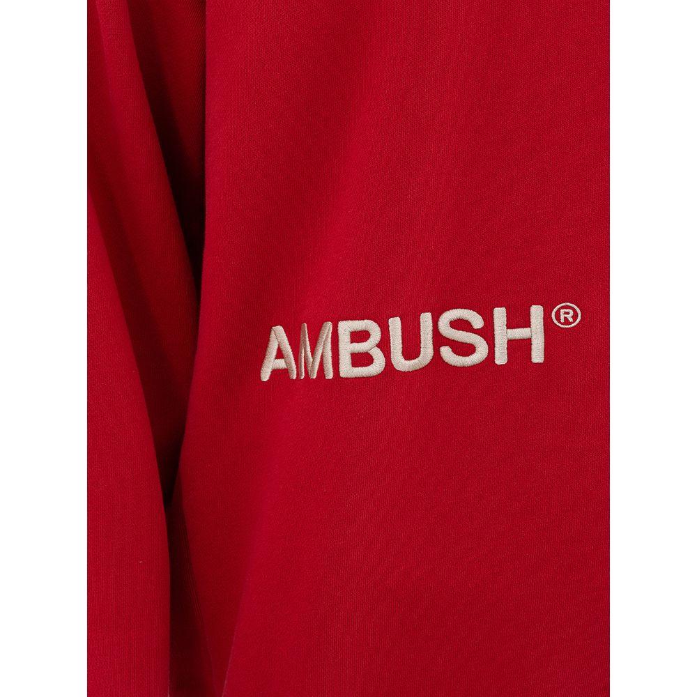 Ambush Red Cotton Sweatshirt