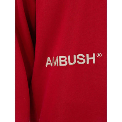 Ambush Red Cotton Sweatshirt