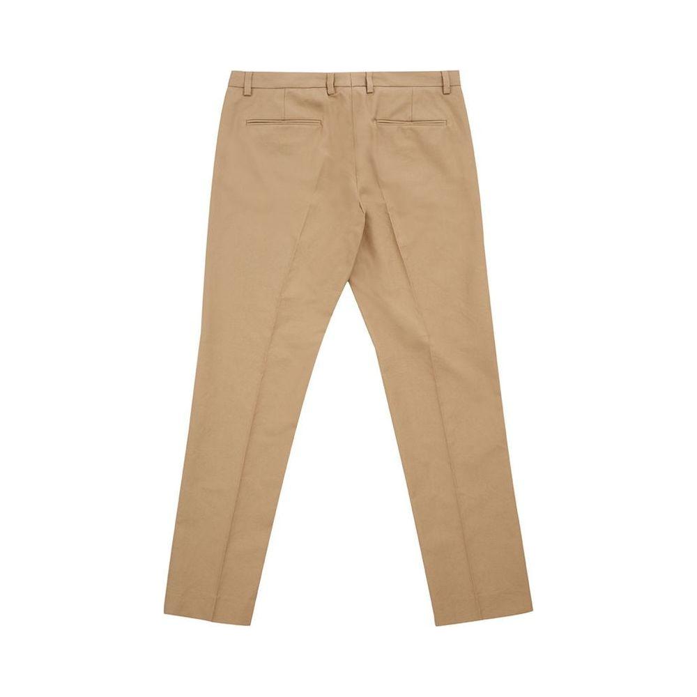 Lardini Brown Cotton Chino Pants
