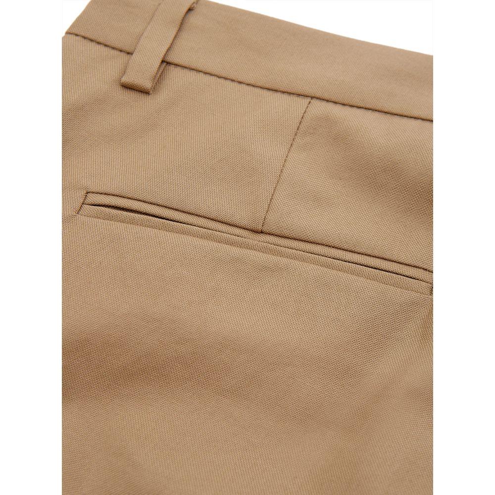 Lardini Brown Cotton Chino Pants