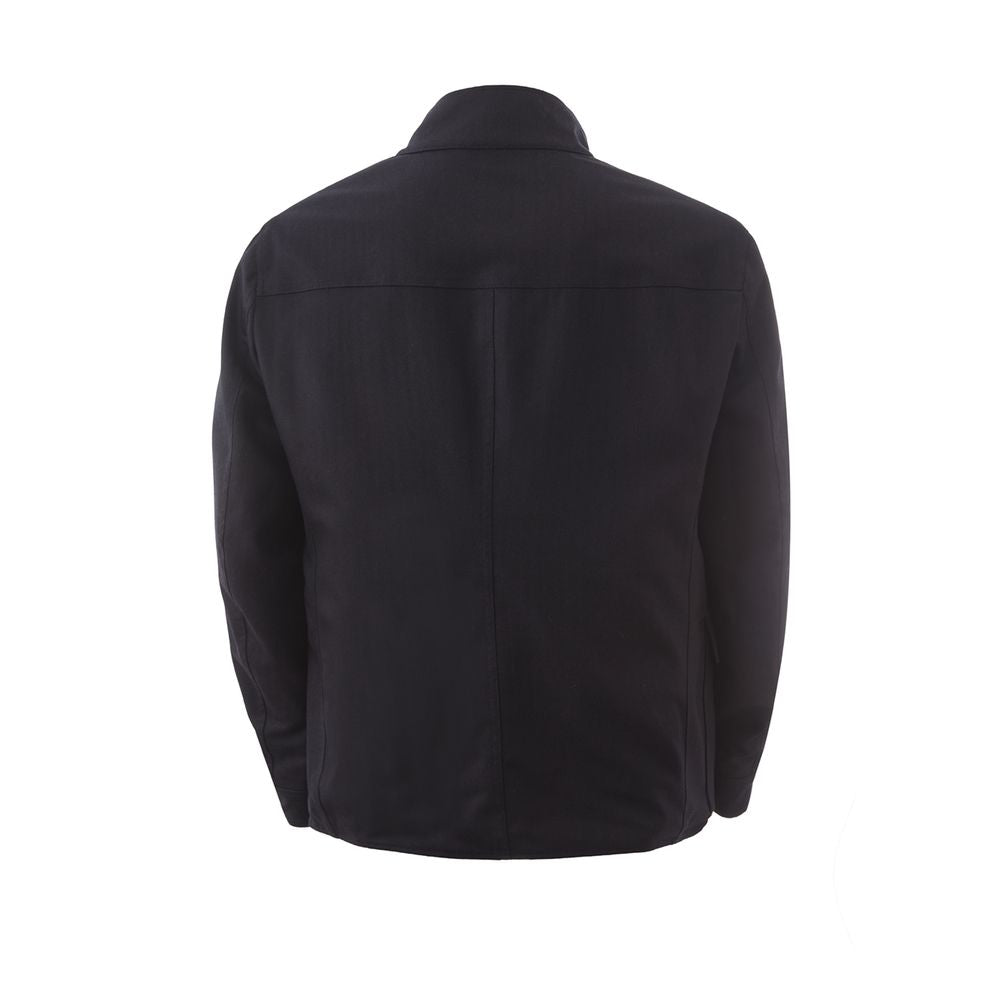 Lardini Blue Wool Coat
