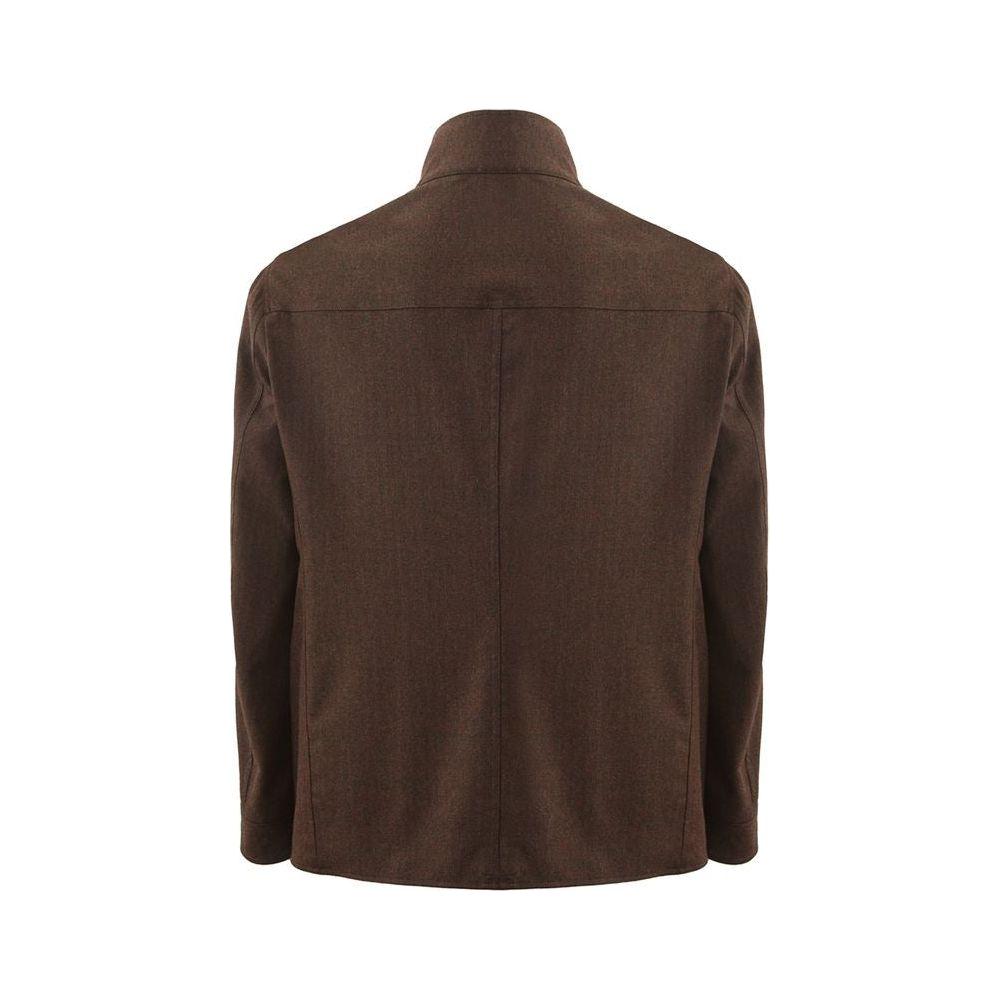 Lardini Blue Wool Coat
