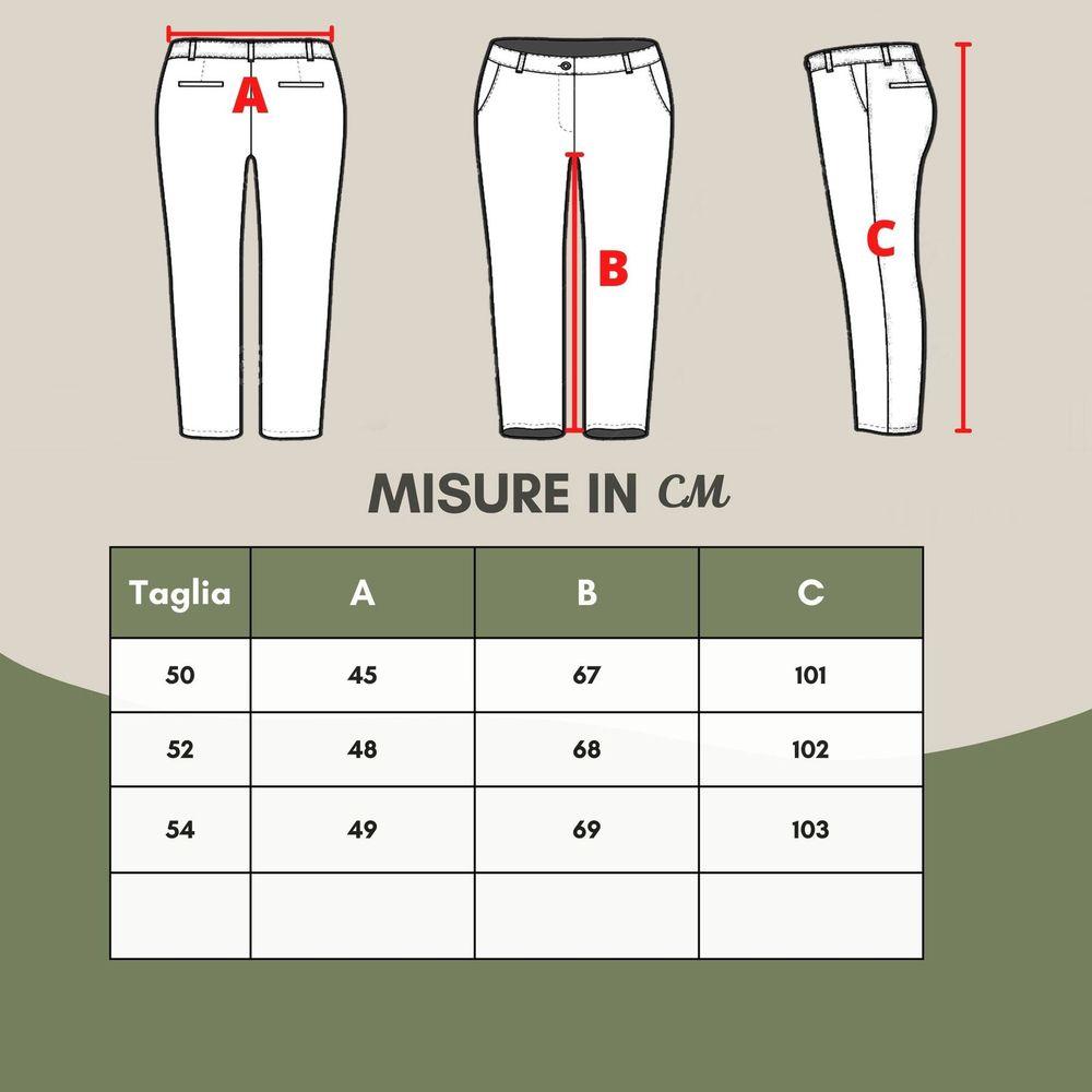 Emporio Armani Blue Linen Casual Pants