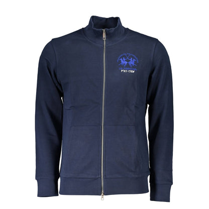 La Martina Blue Cotton Men's Sweatshirt