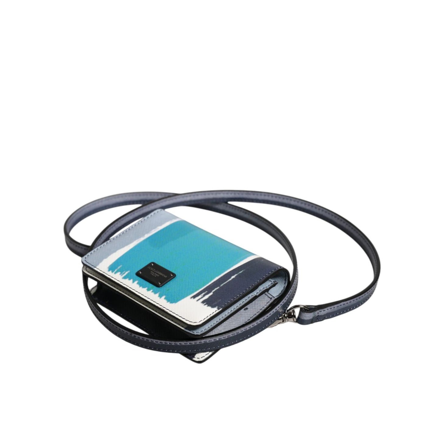 Dolce & Gabbana Multicolor Leather DG Logo Bifold Card Holder Wallet