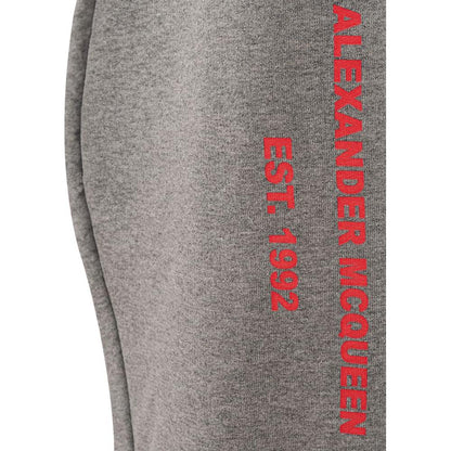Alexander McQueen Gray Cotton Athletic Pants
