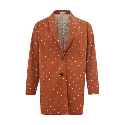 Lardini Brown Cotton Trench Coat