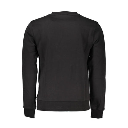 Cavalli Class Black Cotton Men Sweatshirt
