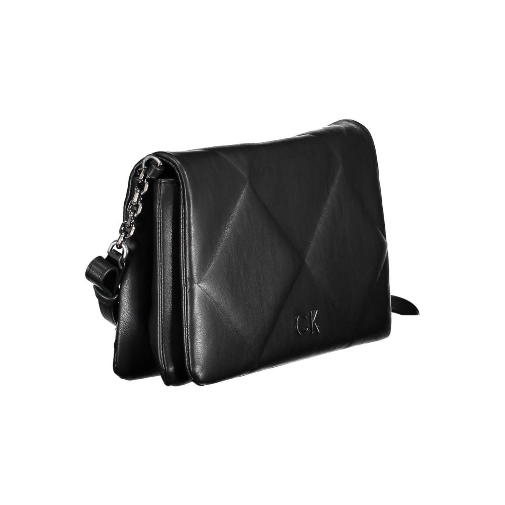 Calvin Klein Black Polyester Women Shoulder Bag