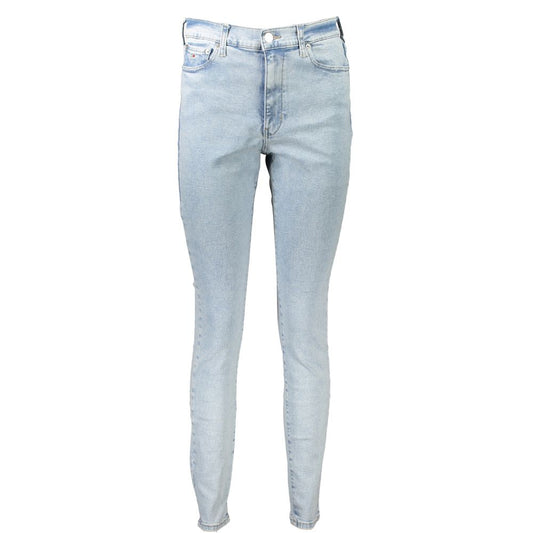 Tommy Hilfiger Blue Cotton Skinny Jeans Tommy Hilfiger