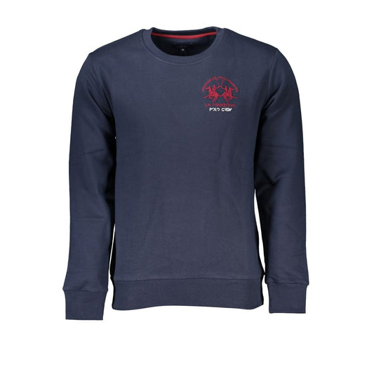 La Martina Blue Cotton Men's Sweatshirt