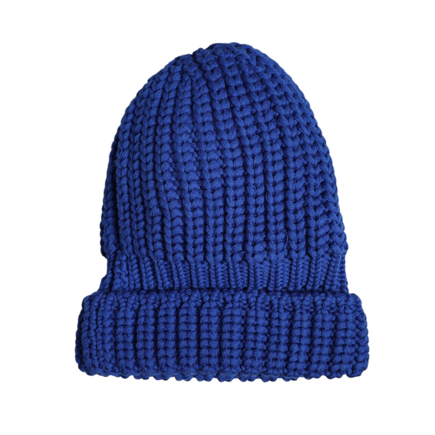 Dolce & Gabbana Blue Wool Knitted Winter Beanie Hat Dolce & Gabbana