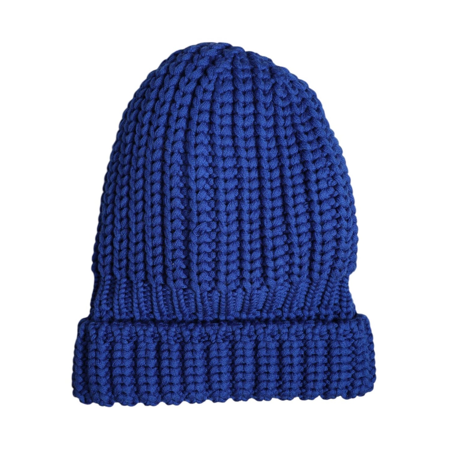 Dolce & Gabbana Blue Wool Knitted Winter Beanie Hat Dolce & Gabbana