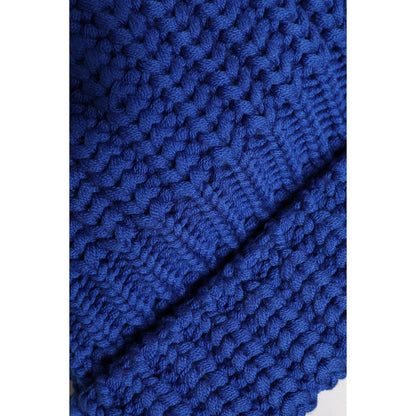 Dolce & Gabbana Blue Wool Knitted Winter Beanie Hat Dolce & Gabbana