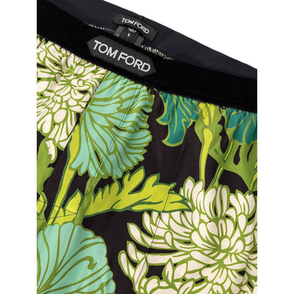 Tom Ford Multicolor Silk Bottoms Sleepwear Tom Ford