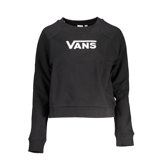Vans Black Cotton Women Sweatshirt