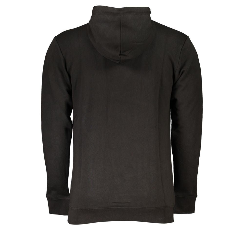 Cavalli Class Black Cotton Men's Hooded Sweatshirt