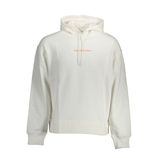 Calvin Klein Bianco Cotton Men's Sweatshirt