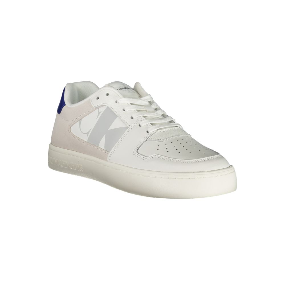 Calvin Klein White Polyester Athletic Sneakers Calvin Klein