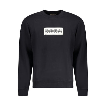 Napapijri Black Cotton Men Sweatshirt