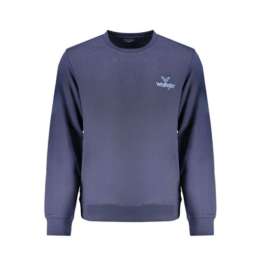 Wrangler Blue Cotton Mens Sweatshirt